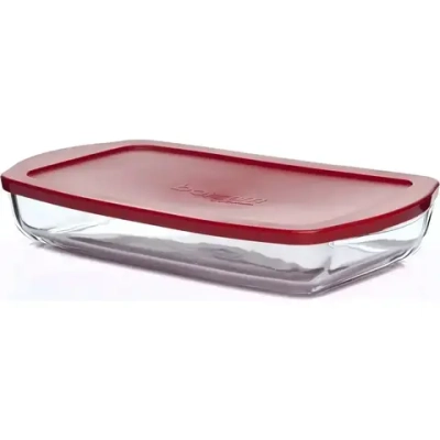 Посуда для СВЧ лоток прямоуг.с крышкой