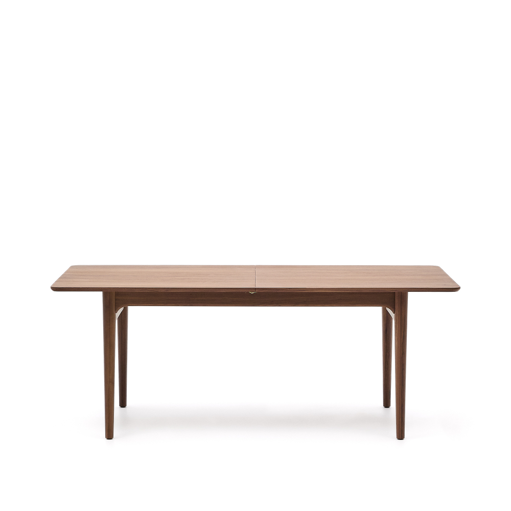 Стол раздвижной Elan из шпона и массива ореха 200 (260) x 100