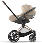 Коляска Cybex Priam IV Rosegold complete Cloud T Cozy Beige Plus Base T 3 в 1 Peach Pink
