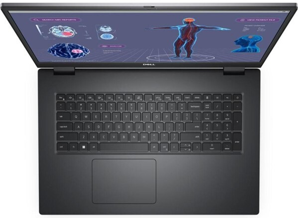 Ноутбук  Dell Precision 7780 17.3 ", Core i7, 128 Гб RAM, 2 Тб SSD, GeForce RTX 5000 Ada, Серый