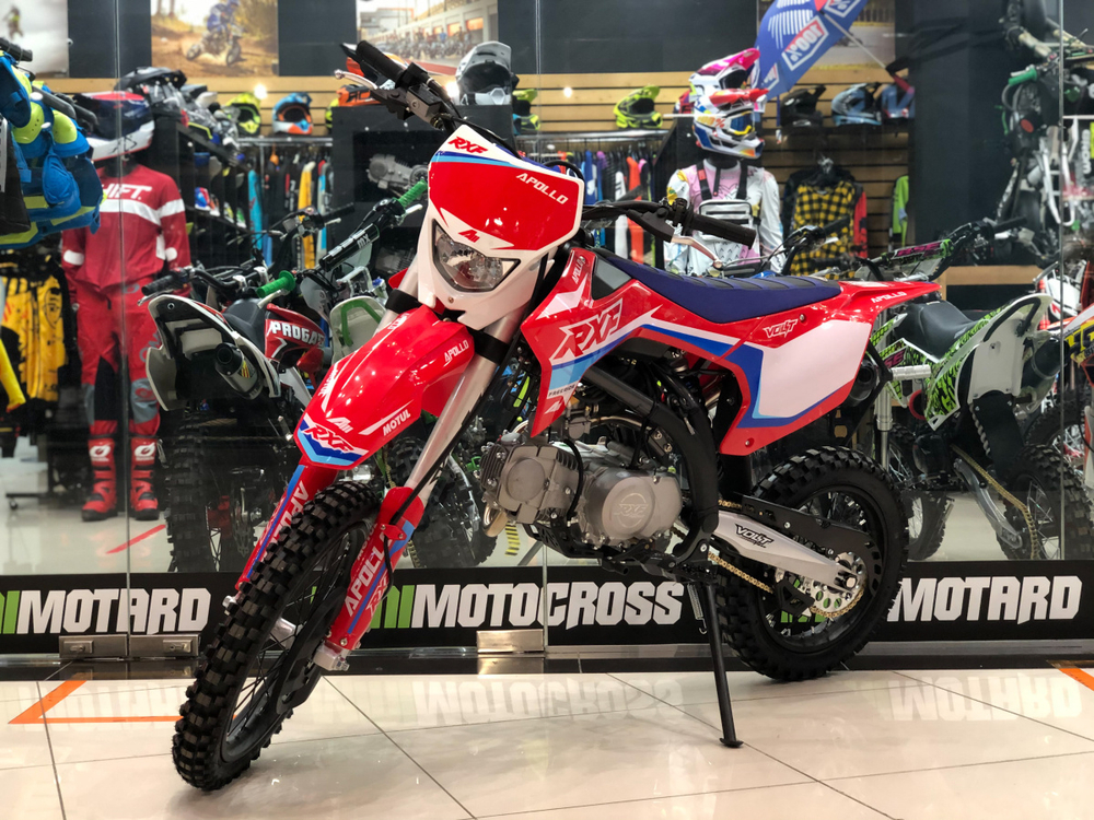 Питбайк Apollo RXF Freeride 125L 17/14 Красный