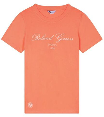 Женская футболка Roland Garros Sporty Chic Therese - коралловый