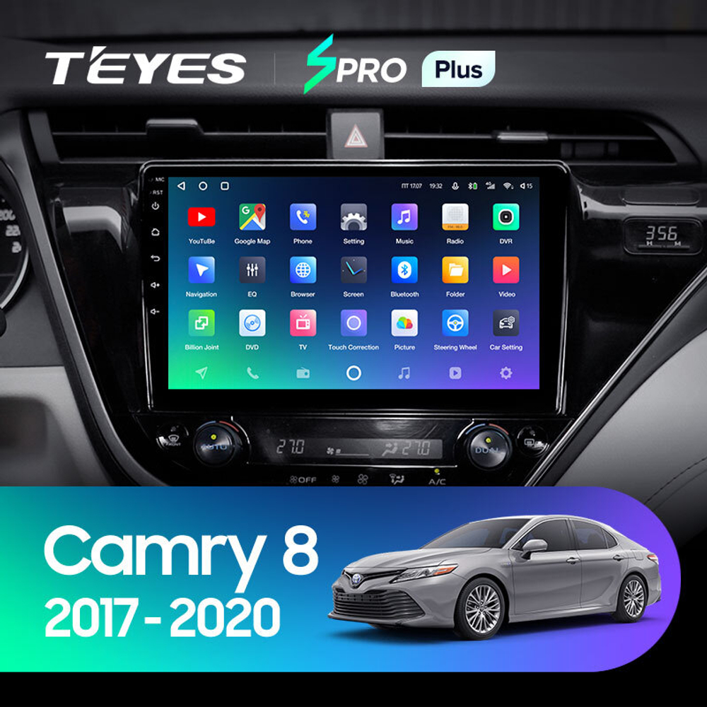 Teyes SPRO Plus 10,2" для Toyota Camry 8 2017-2020