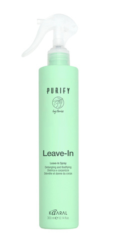 Спрей KAARAL Purify Leave-In Spray распутывающий и увлажняющий для нормальных и тонких волос - 300 мл.
