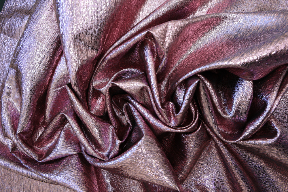 Парча пурпурно-розовая