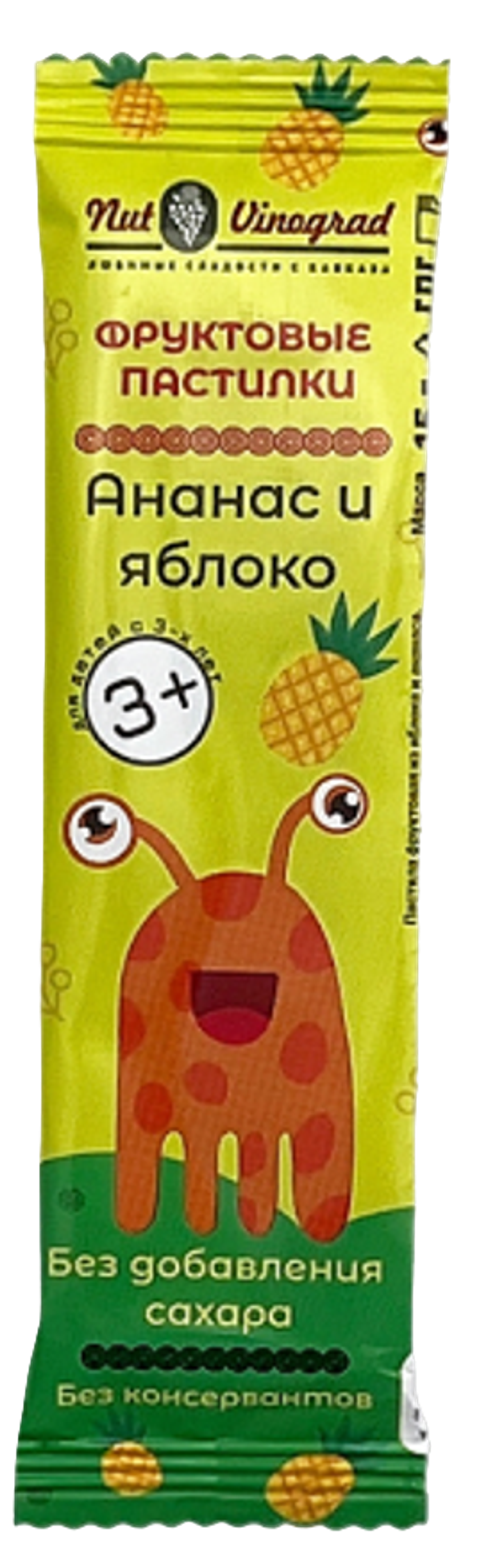 Пастила 15 гр Монстрик яблоко-клубника