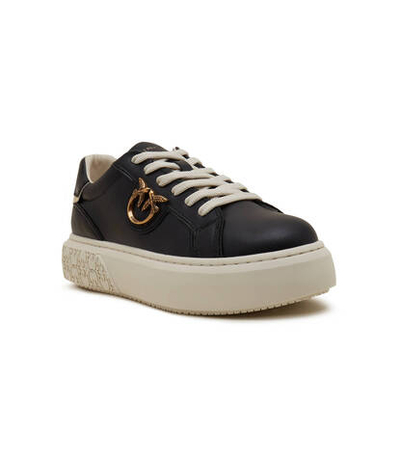 Кожаные кроссовки yoko Pinko - черный(SS0003 P014)