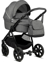 Детская коляска Noordi Fjordi 3 в 1 с автокреслом Terra Edusky Black 1132813/1302813 Dark Grey
