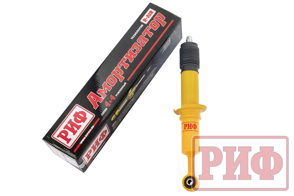Амортизатор усиленный передний Toyota Hilux 2005-2014, Sollers ST6, Jac T6, T9 штатный и лифт 0-45 мм РИФ