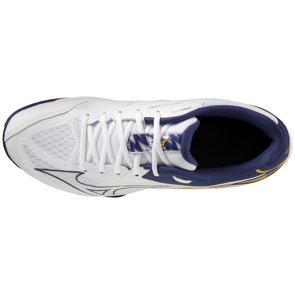 Кроссовки волейбольные мужские MIZUNO Thunder Blade Z V1GA237043, р.UK10.5 (рос.44), белый