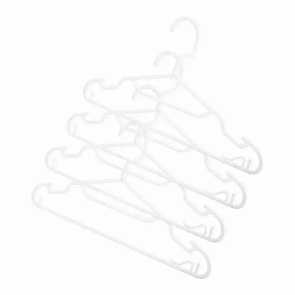 КОМПЛЕКТ ВЕШАЛОК ДЛЯ ЛЕГКОЙ ОДЕЖДЫ SLIM Р.46 (4 ШТ) (Белый)