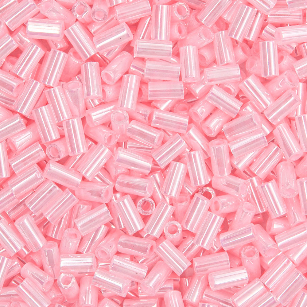 Японский бисер TOHO Bugle (стеклярус) 3mm (№145), жемчужный глянцевый