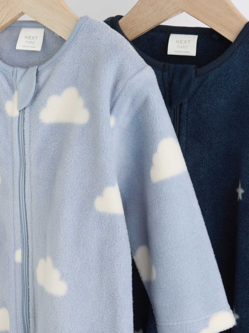 Комбинезон флисовый для малышей Next K79-530, 2 шт., Голубой, Синий