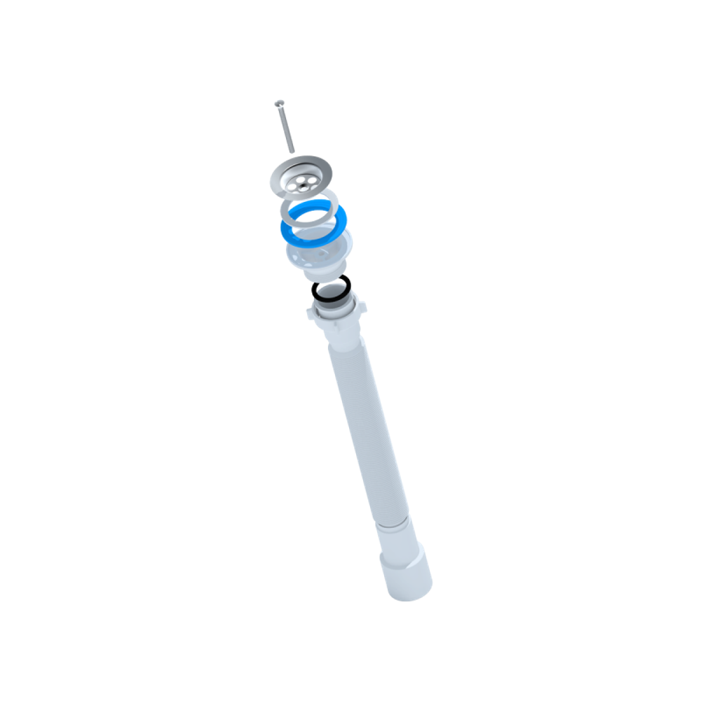 Сифон G116 гофр. удлин. 1 1/2"х40/50 (АниПласт)