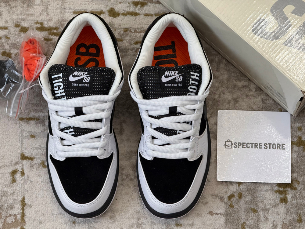 Nike Sb Dunk Low Black White X Tightbooth