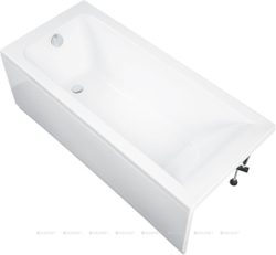 Акриловая ванна Aquanet (Акванет) Bright 155x70 с каркасом