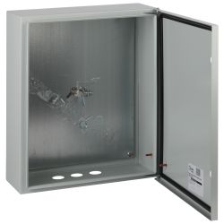 Корпус металлический ЭРА SIMPLE ЩМПг-06 (500x400x175) IP54 У2 серый | Корпуса металлические с монтажной панелью