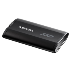 Внешний SSD диск A-DATA Portable SSD 2TB SD810 External Type-C, USB 3.2 Gen2x2, up to R / W 2000 / 2000 MB / s, 72.7x44x12.2mm, Black (5 лет)