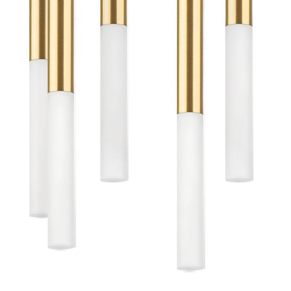 Комплект с подвесной люстрой Lightstar Tubo (574733+747143 (8шт) L8T747143