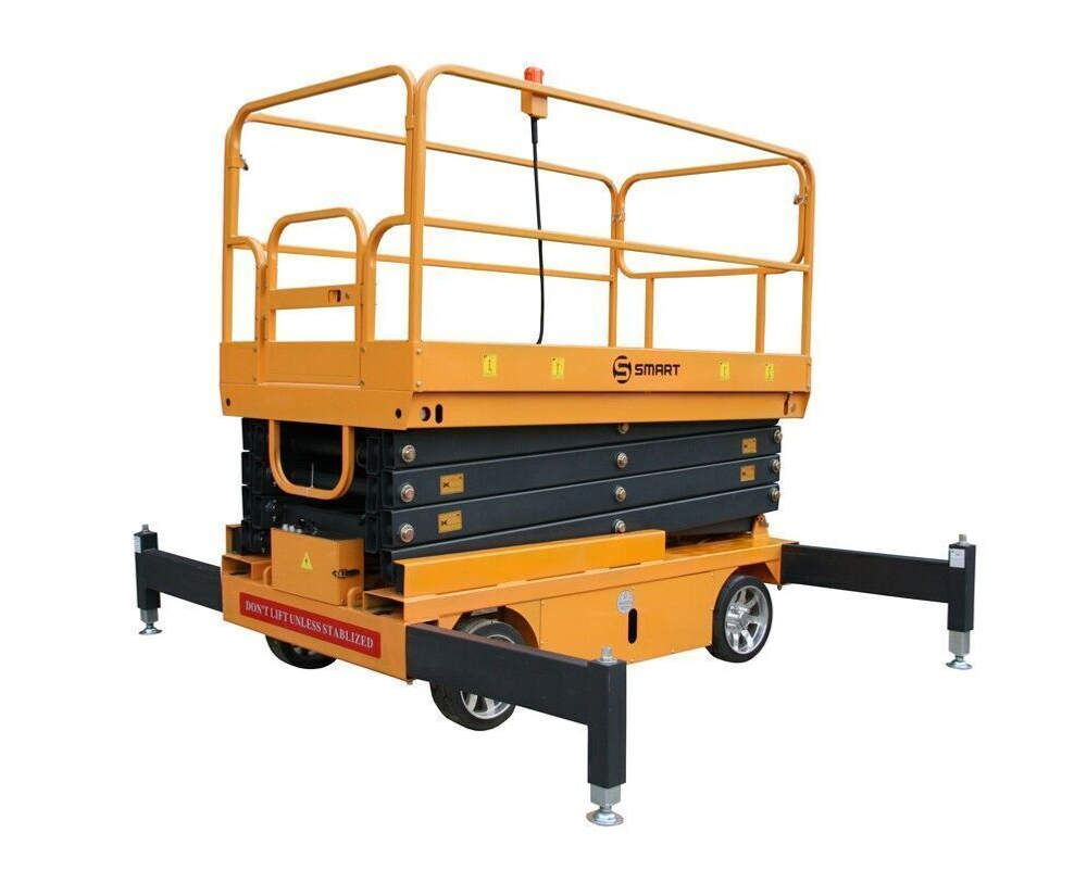 Подъемник ножничный несамоходный SJY-0.5-14 (AC 500 кг; 14 м) SMARTLIFT (SMART)