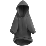 Кофта - толстовка для мелких пород собак «BRO Style», цвет черный, р 2XL (на флисе)