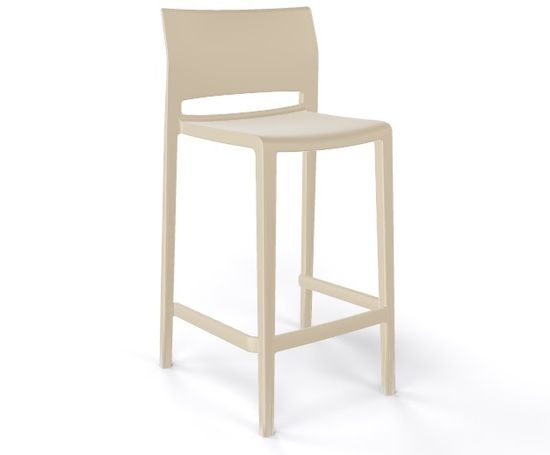 Стул пластиковый полубарный Bakhita 66