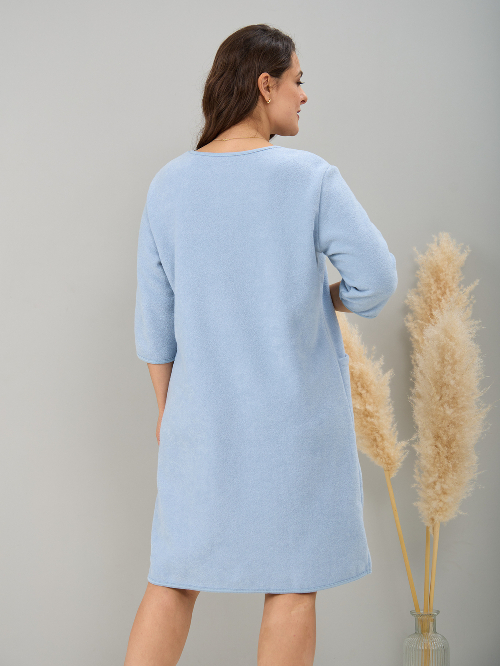 Халат Хмн-062/голубой