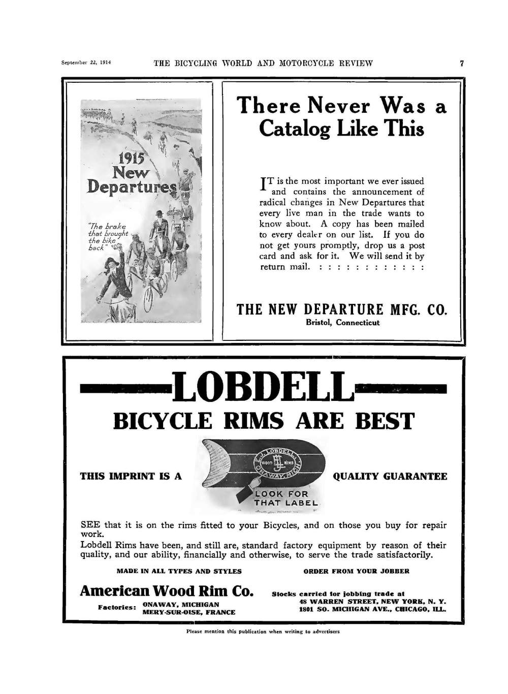 The Bicycling world and motorcycle review | Редакция