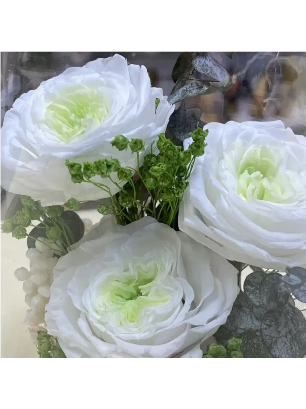 натуральные пионы в стекле, вакуум*