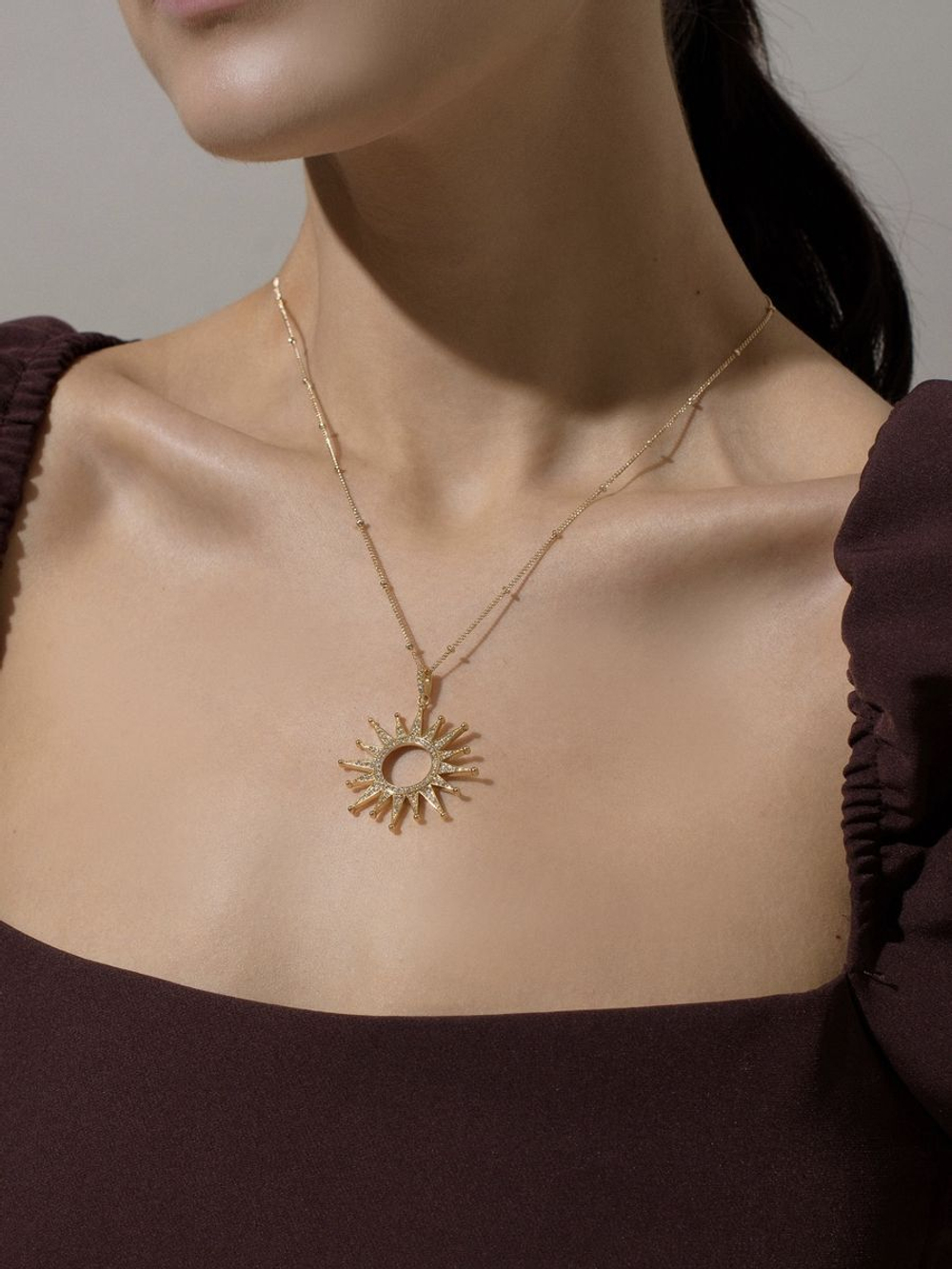 Колье "Sun" Gold