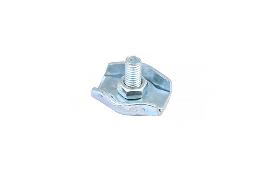 ЗАЖИМ ТРОСА СТРОЙБАТ SIMPLEX 4ММ (БЕЛЫЙ ЦИНК 1 ШТ)