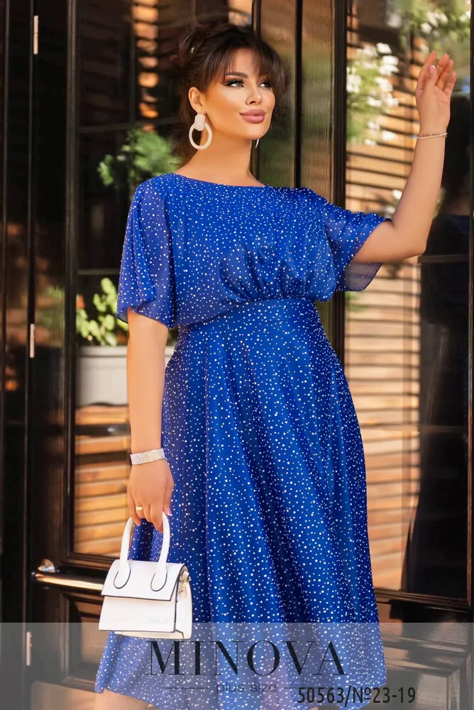 Платье 23-19-электрик Minova