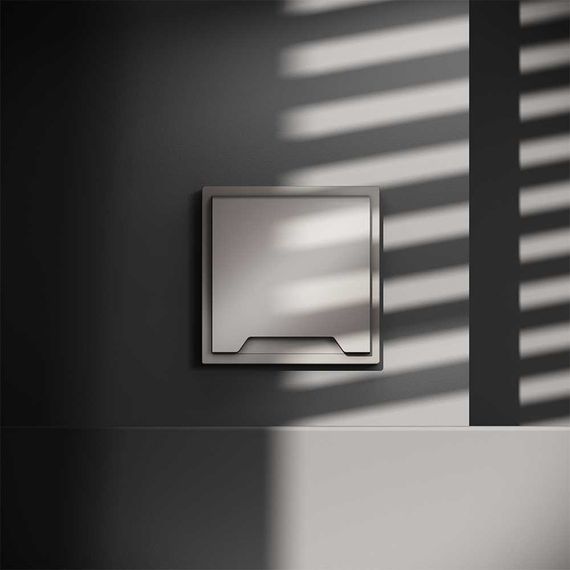 Розетка встраиваемая Voltum S70 с заземлением, защитными шторками и крышкой 16А, (кашемир) VLS040303