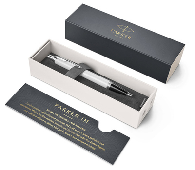 Шариковая ручка Parker IM Metal White CT