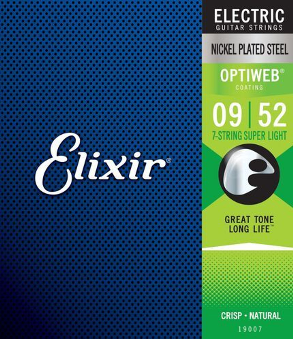 Струны для электрогитар Elixir 19007 Optiweb