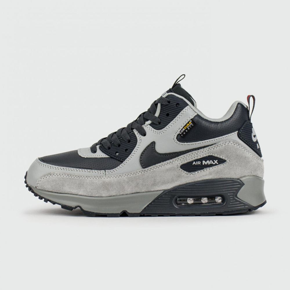 кроссовки Nike Air Max 90 Mid Grey / Black Winter