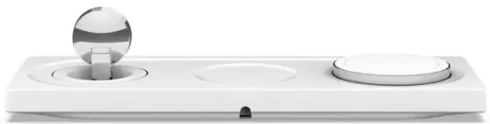 Беспроводная зарядная панель Belkin BoostCharge Pro 3-в-1 с MagSafe, белая