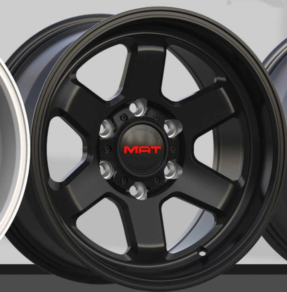 Диск колесный, кованый VB7837 R17 8,0 ET0 MAT OFFROAD Matte Black