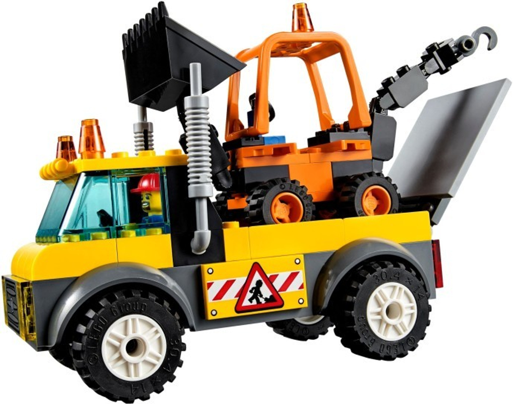 LEGO Juniors: Ремонт дороги 10683 — Road Work Truck — Лего Джуниорс Подростки