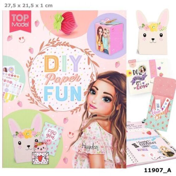 TOPModel DIY Paper Fun Book FLOWER BERRY