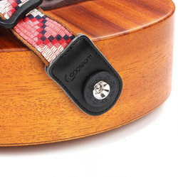 Противососказывающее кольцо гитарного ремня белое (2 шт)