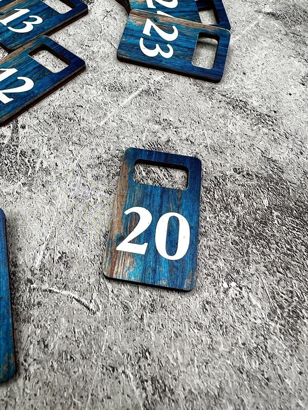 Номерки для гардероба 3х5 см