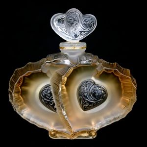 Lalique de Deux Coeurs Crystal Flacon