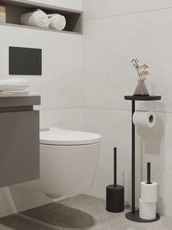 Ершик для унитаза Slim, черный