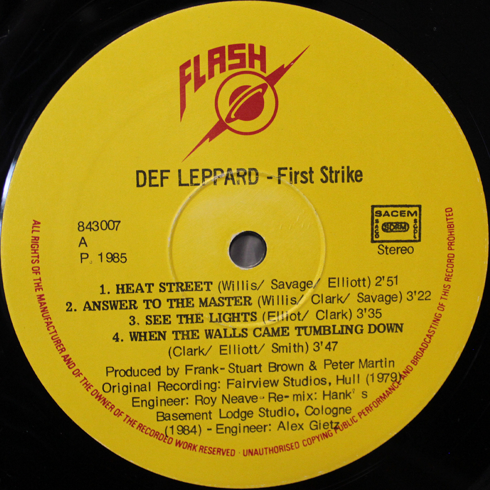 Def Leppard / First Strike (LP)