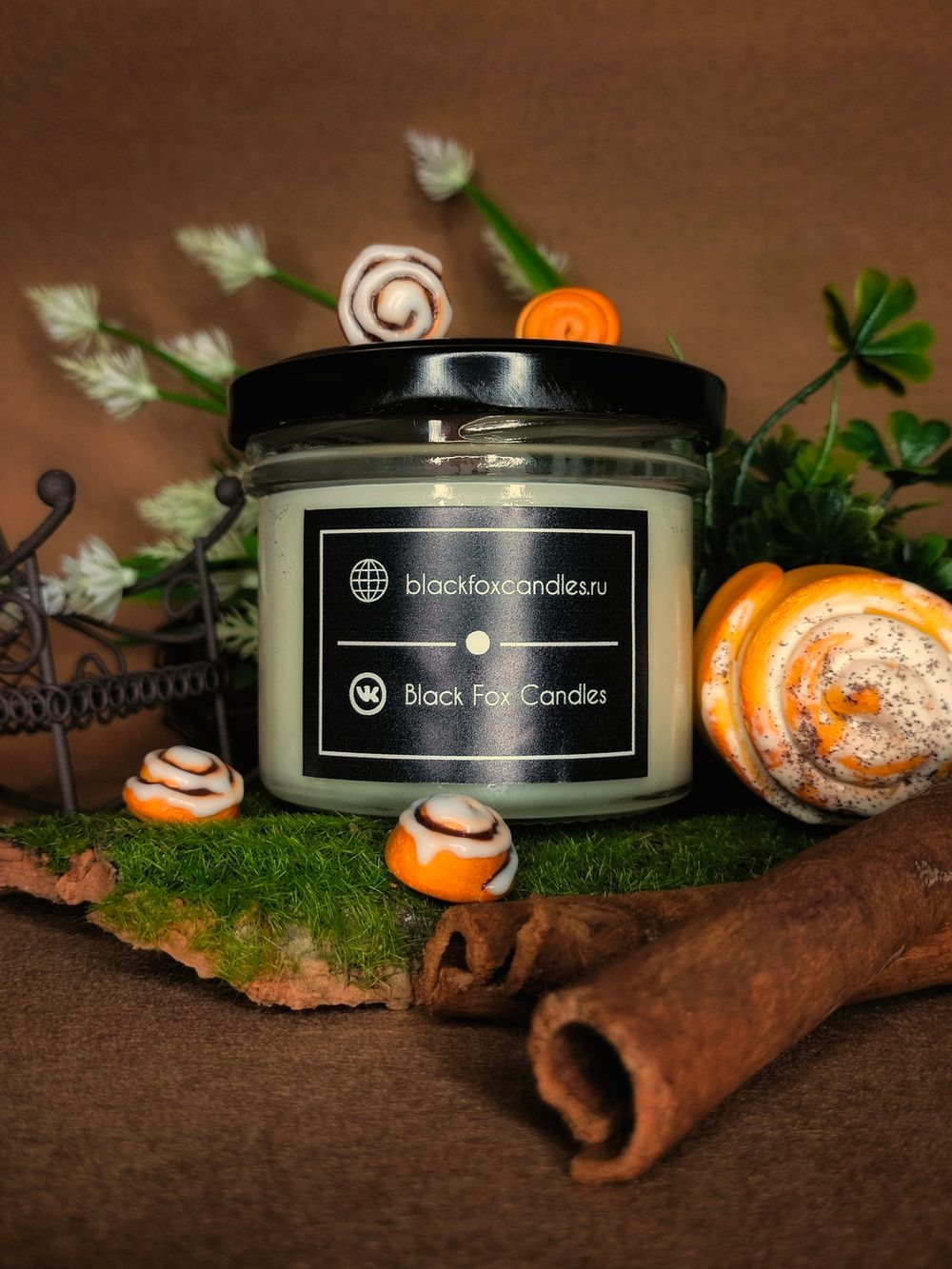 Купить Свеча Black Fox Candles Волшебные булочки 100 мл Свеча Black Fox Candles Волшебные булочки 100 мл