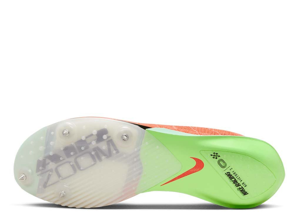 Шиповки беговые Nike Air Zoom Victory 2 U Оранжево-Лайм