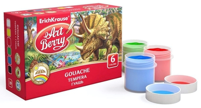 Гуашь 6 цветов 20 мл "ArtBerry" (ErichKrause)