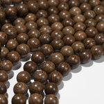 Золотой сандал, бусины в форме шара, 10,2мм