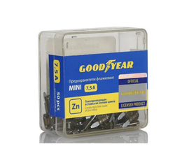 Набор флажковых пластиковых предохранителей мини 50шт (7,5А) GOODYEAR (GY003071)